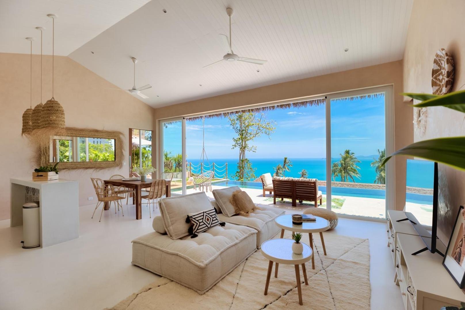 Tropical Seaview Villa With Pool Koh Samui Exterior photo